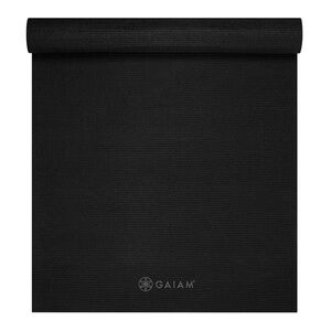Gaiam Easy Roll Yoga Mat 68” 6mm with carry bag